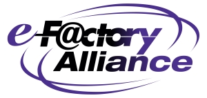 Mitsubishi e-F@ctory Alliance logo